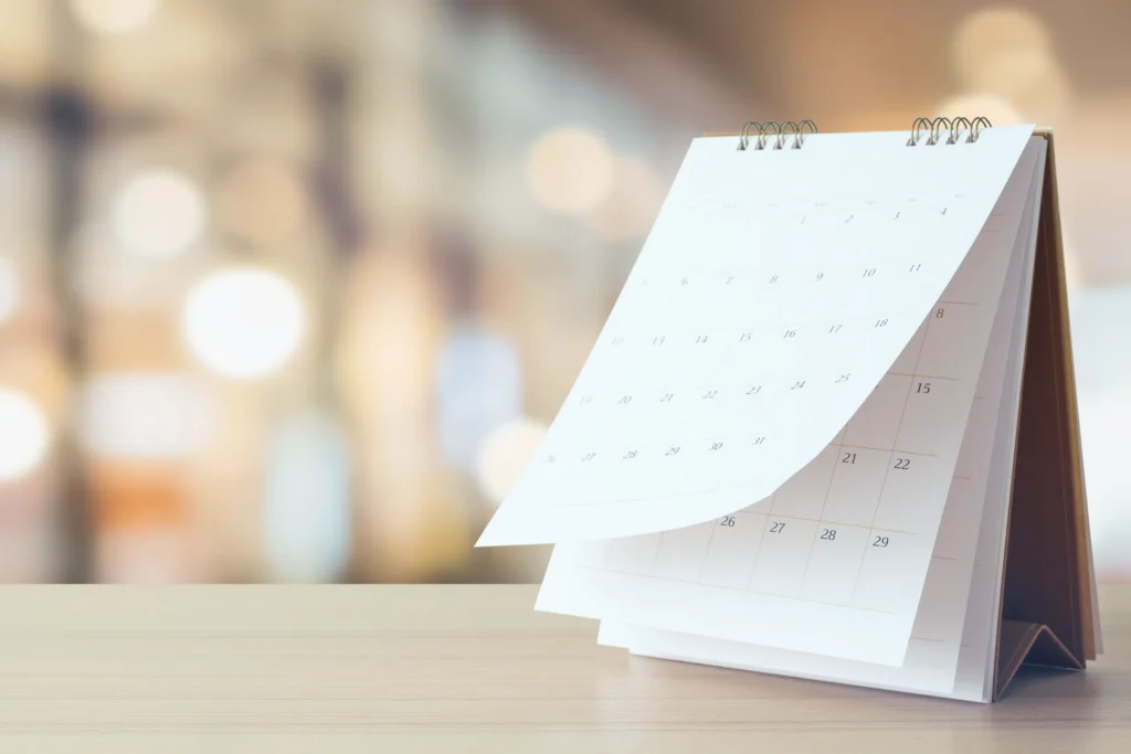 calendar book