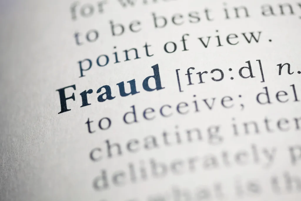 fraud definition in dictionary