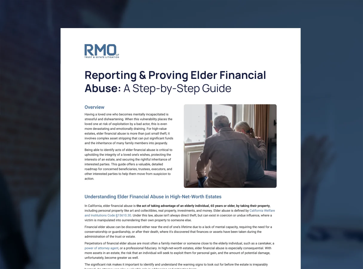 Reporting & Proving Elder Financial Abuse: A Step-by-Step Guide